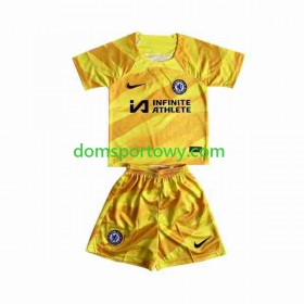Koszulka Chelsea Bramkarska Dziecięcy Domowe Koszulki Piłkarskie 2023-2024 Krótki Rękaw